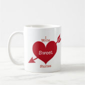 Ik schrijf Sweet Stories Coffee Mok (Links)