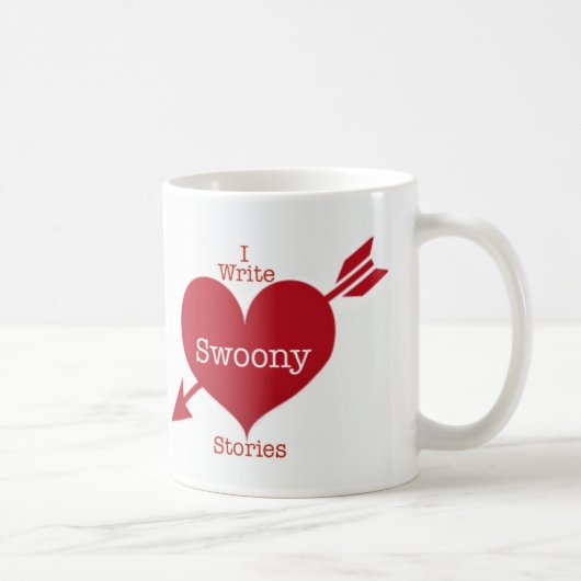 Ik schrijf Swoony Stories Coffee Mok (Rechts)