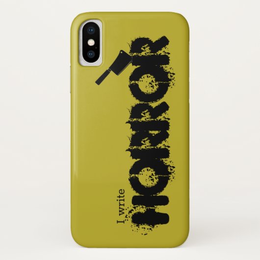 Ik schrijf verschrikking. Case-Mate iPhone case (Achterkant)