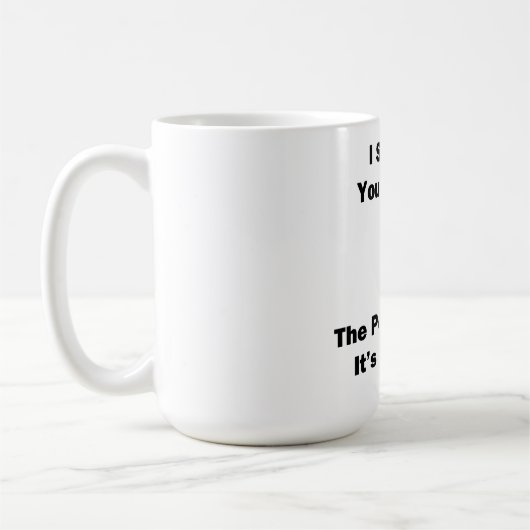 Ik schroef je... koffiemok (Links)