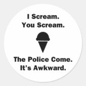 Ik schroef je... ronde sticker (Voorkant)