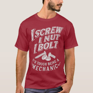 Ik schroef me om schimmelaar te maken  Mannen T-shirt
