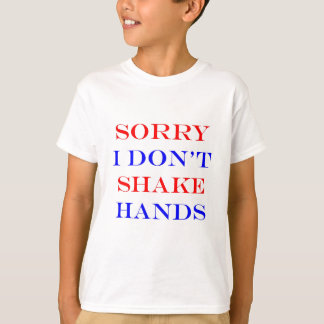 Ik schud geen handen t-shirt