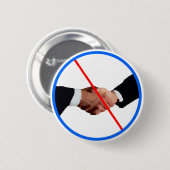 Ik schud geen Hands Button (Voorkant /achterkant)