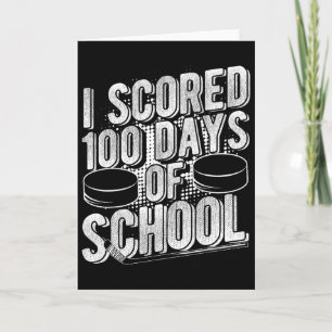 Ik scoorde 100 dagen schoolhockey _1 kaart