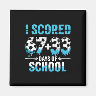 Ik Scoorde 100 Dagen Schoolvoetbal 100ste Dag Van  Magneet
