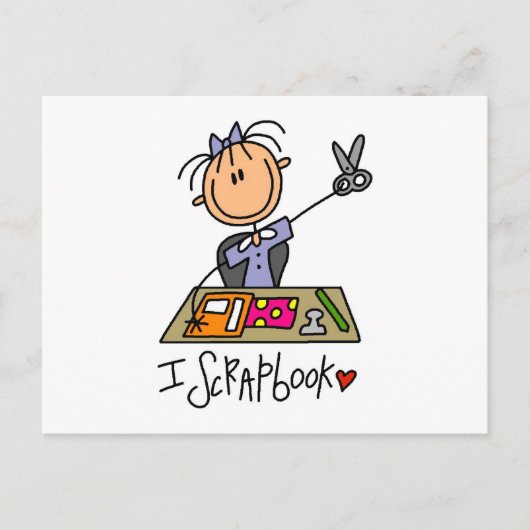Ik scrapbook briefkaart (Voorkant)