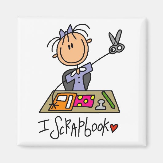 Ik scrapbook magneet (Voorkant)