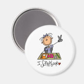 Ik scrapbook magneet (Voorkant / Achterkant)