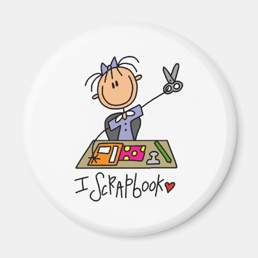 Ik scrapbook magneet (Voorkant)