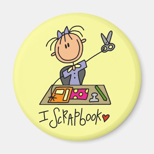 Ik scrapbook magneet (Voorkant)