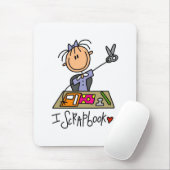 Ik scrapbook muismat (Met muis)