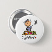 Ik scrapbook ronde button 5,7 cm (Voorkant /achterkant)
