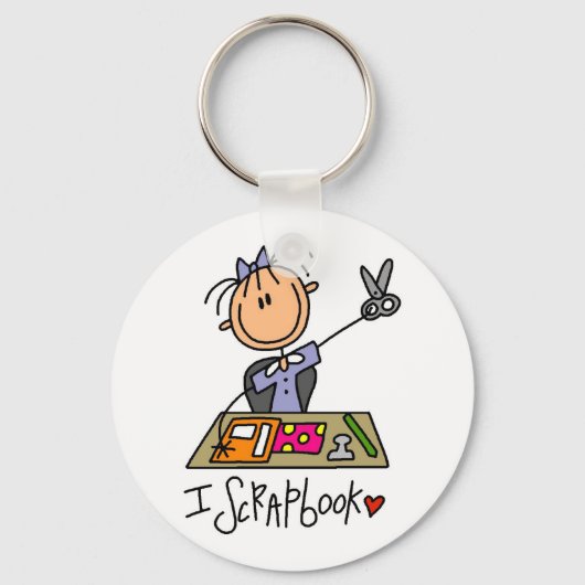 Ik scrapbook sleutelhanger (Voorkant)