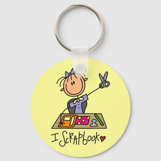 Ik scrapbook sleutelhanger (Voorkant)