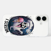 "Ik Scream" Grappige Geest Chef Halloween Ijs St Case-Mate iPhone Case (Achterkant (horizontaal))