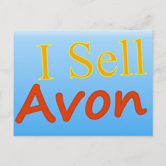 Ik Sell Avon Briefkaart (Voorkant)