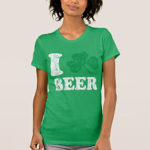 Ik Shamrock Beer Irish St Patricks Day T-shirt