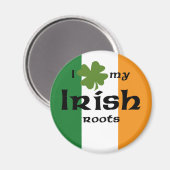 Ik "shamrock" mijn Ierse wortels Magneet (Voorkant / Achterkant)