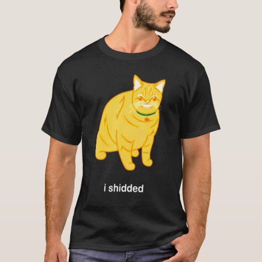 Ik Shidded Cat Meme T-shirt (Voorkant)