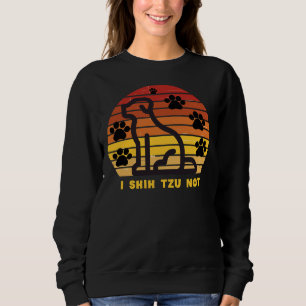 Ik Shih Tzu Niet Hond Volwassen Humor Graphic Nove Trui