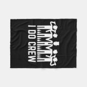 Ik Shirt Crew Bruidsjonkers Bachelorfeest Fleece Deken (Voorkant (Horizontaal))