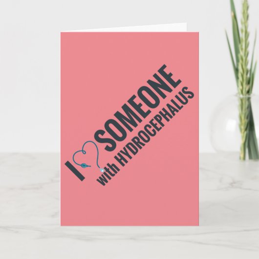 Ik Shunt Heart iemand met Hydrocephalus Kaart (Voorkant)