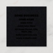 Ik Shuriken Ninja ~ Japans Nihongo Kanji Language Vierkante Visitekaartje (Achterkant)