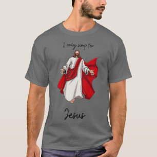 Ik Simp alleen voor Jezus grappige Obi Van Kenobi  T-shirt