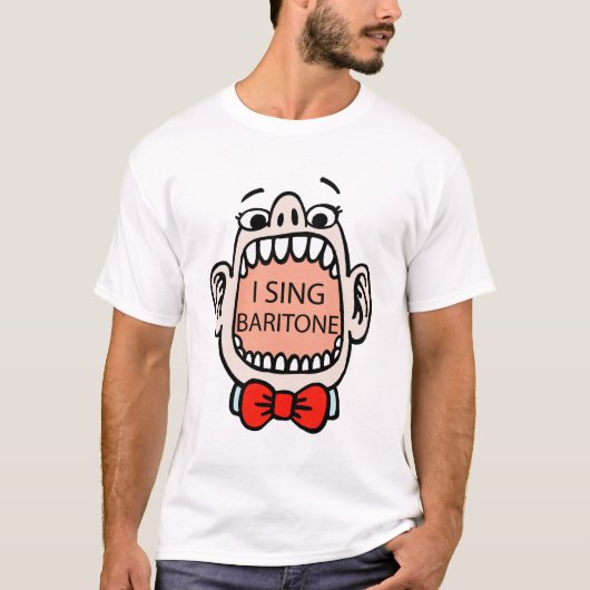 Ik Sing Baritone T-shirt (Voorkant)