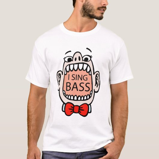 Ik Sing Bass T-shirt (Voorkant)