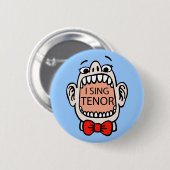 Ik Sing Tenor Button (Voorkant /achterkant)