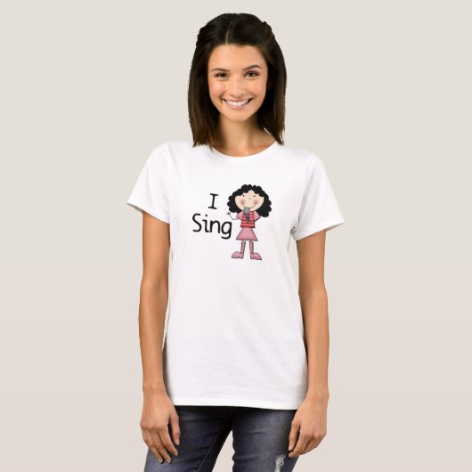 Ik Sing Vrouw Tshirts and Gifts (Voorkant volledig)