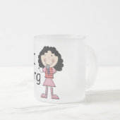 Ik Sing Vrouw Tshirts and Gifts Matglas Koffiemok (Voorkant rechts)