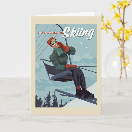 Ik skiet liever print kaart (Gele Bloem)