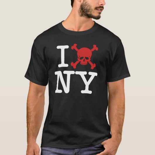 Ik "Skull" NY T-shirt (Voorkant)