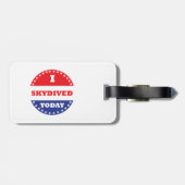 Ik Skydived Today Bagagelabel (Achterkant horizontaal)