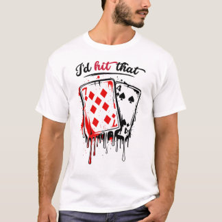 Ik Sla Dat Grappige Blackjack Humor Casino T-shirt