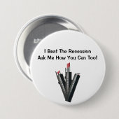 Ik sla de recessie Avon Button (Voorkant /achterkant)