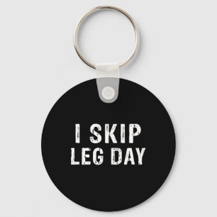 Ik sla een eend dag Funny Gym Workout Comedy Bodyb Sleutelhanger