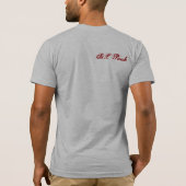 Ik sla hippies t-shirt (Achterkant)