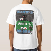 Ik sla je nog steeds. t-shirt (Achterkant)