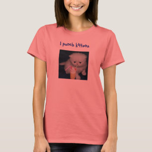 Ik sla kittens t-shirt