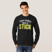 Ik sla mensen met een luidop 1 t-shirt (Voorkant volledig)