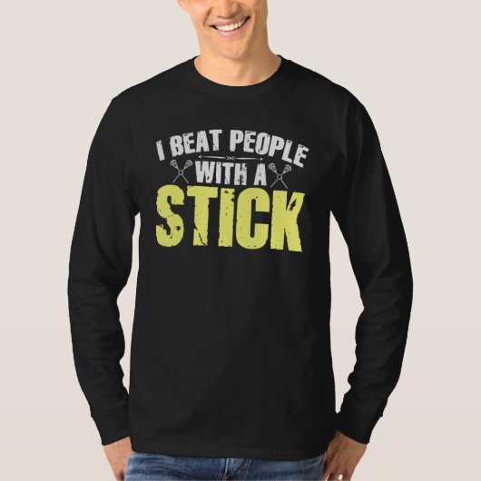 Ik sla mensen met een luidop 1 t-shirt (Voorkant)
