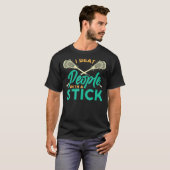 Ik sla mensen met een luidop. t-shirt (Voorkant volledig)