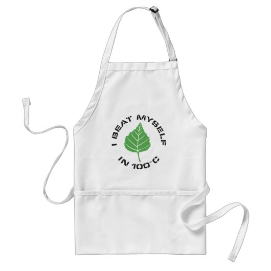 Ik Sla Mezelf Voor Apron Standaard Schort (Voorkant)