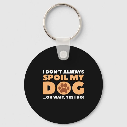 Ik Sla M'n Hond Niet Altijd Sleutelhanger (Voorkant)