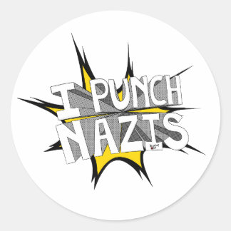 IK SLA NAZI'S RONDE STICKER