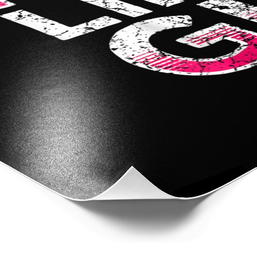 Ik sla op een meisje dat Karate Kickboxing is Foto Afdruk (Hoek)